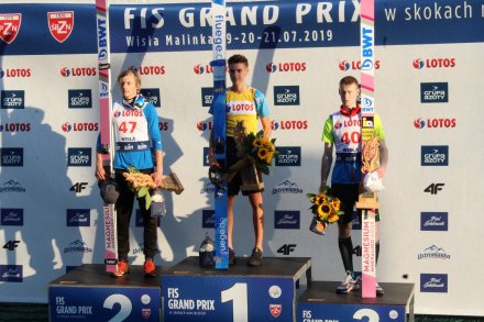 Zwycięska trójka na podium